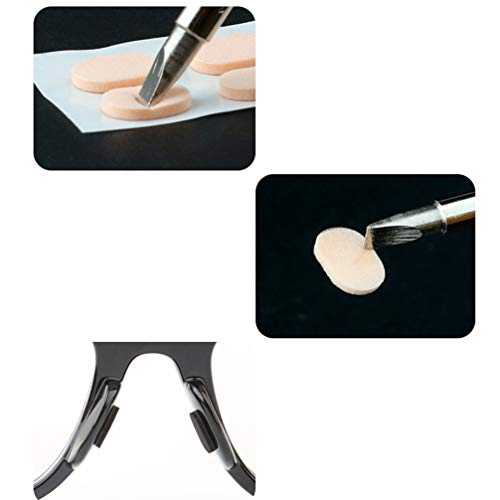 HEALLILY 10Pcs Almofadas de Nariz Não Almofadas de Nariz Óculos de Proteção de Nariz Óculos Almofada