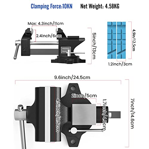 Housolution Morsa da Tavolo Professionale in