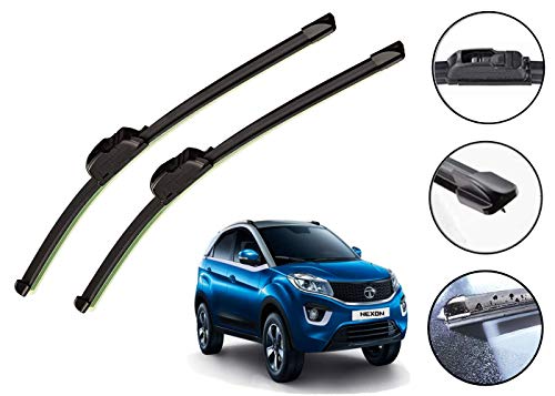 Image of Auto Hub Car Wiper Blades Compatibility With TATA Nexon - Set of 2 Pcs (D-24,P-16)