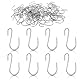 Giantree 60 Stück Mini S Haken Zum Einhängen Klein, 2.6cm kleine Haken Edelstahl Mini S Haken Steckverbinder S-Förmig Draht Haken Für DIY Handwerk Schmuck Hängende Schlüsselanhänger