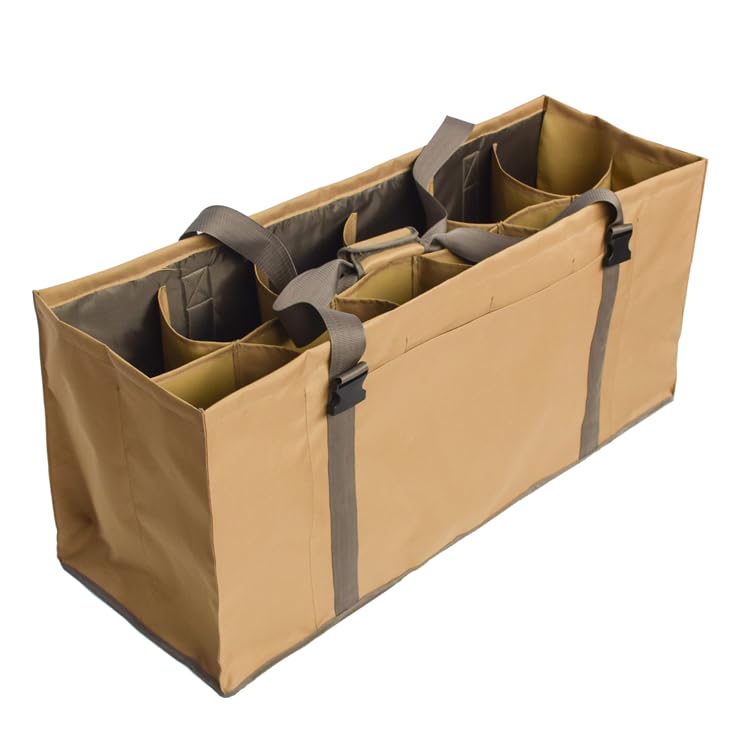 Tactical Area Hunting Bag 6 Slot Decoy Bag with Padded Adjustable Shoulder Strap-?Khaki?