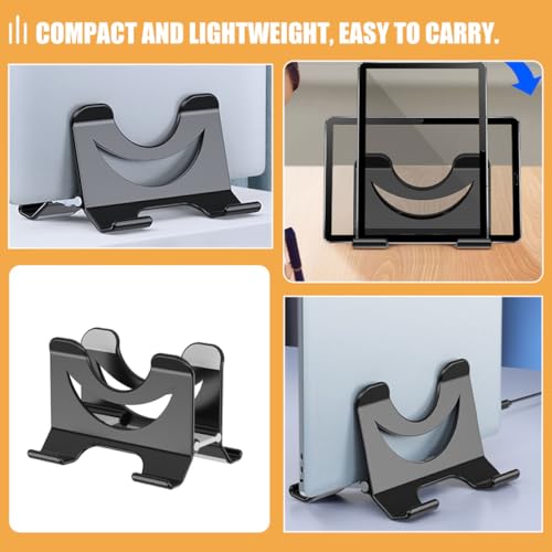 Soporte Vertical Ajustable para Laptop PRETYZOOM Negro miniatura 6