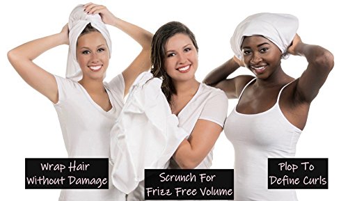 Hair Repear 002-SBP Ultimate Short Hair Towel - Anti Frizz Premium Cotton Product - Enhance Healthy Natural Hair Perfect For Plopping Wrapping Scrunching Curly Wavy Straight Hair thumb #2