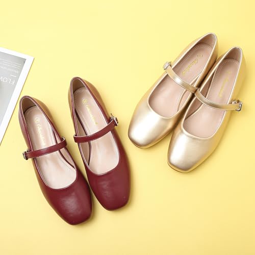 Image of Womens Pointed Toe Black Ballet Flats Comfortable Casual Dress Flats for Women Elegant Memory Foam Flats Shoes with Party Wedding