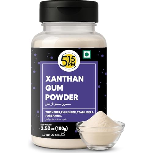 5:15PM Xanthan Gum Powder 100g | Xanthan Gum Powder for Cooking & Baking | Xanthan Powder for food Emulsifier Stabilizer & Thickener