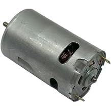 21V Brushless DC Motor 550 Type Electric Blower Motor 38000 RPM High Metal Housing for DIY Power Tools Workshop Equipment Silver 7.5x3.55x1.3cm