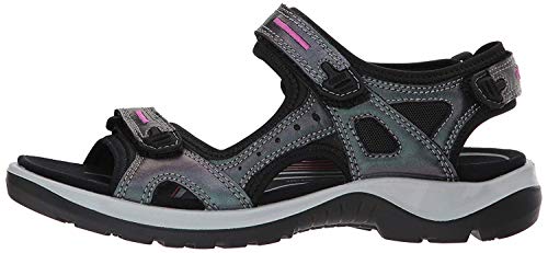 ECCO Women's Yucatan Sandal Sport, Iridecent, 7 M US