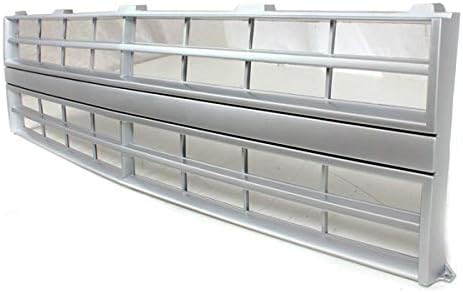 Compatible with 85-88 Chevy C/K/R/V Truck (2 Headlight Type) Front Grill Grille Assembly Silver