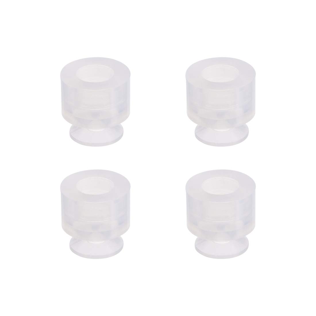 Suction Cups, 8mm Diameter x M5 Joint Silicone Vacuum Pneumatic Suction Cup 4pcs