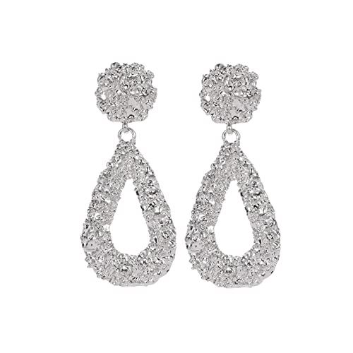 Boucles d'oreilles coeur vintage grand format légères et confortables