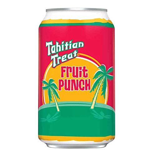 Tahitian Treat, Fruit Punch Soda, 12 Fl Oz Can (Pack of 18, Total of 216 Fl Oz)