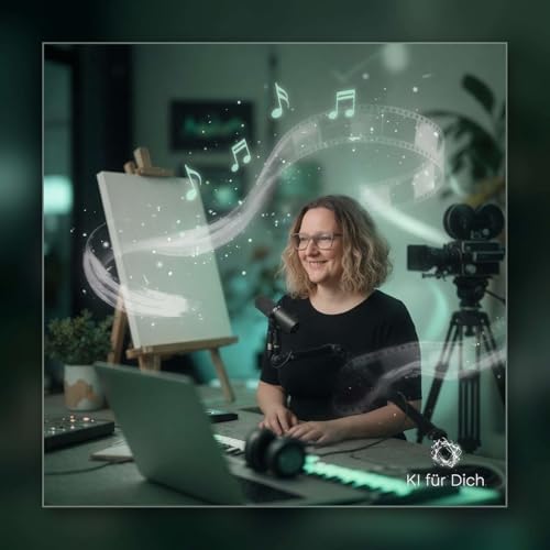 『KI-Musik, KI-Videos, KI-Kunst &mdash; Kreativit&auml;t aus der Maschine』のカバーアート
