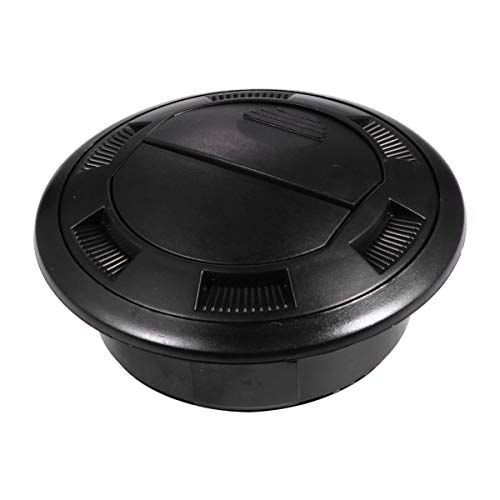 Garneck 1 Set Bus Air Conditioning Vent Air Conditioning Deflector Outlet Side Vent Plastic Ceiling Round Air Flow Outlet for Rv Bus Car Boat with Grille Style 2