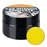Generisch Car Interior Trim Restorer,Car Upholstery Polishing Compouund | Vehicle Upholstery Paste for Leeather Seat Dashboard Steering Wheel Center Console Door Panel Armrests