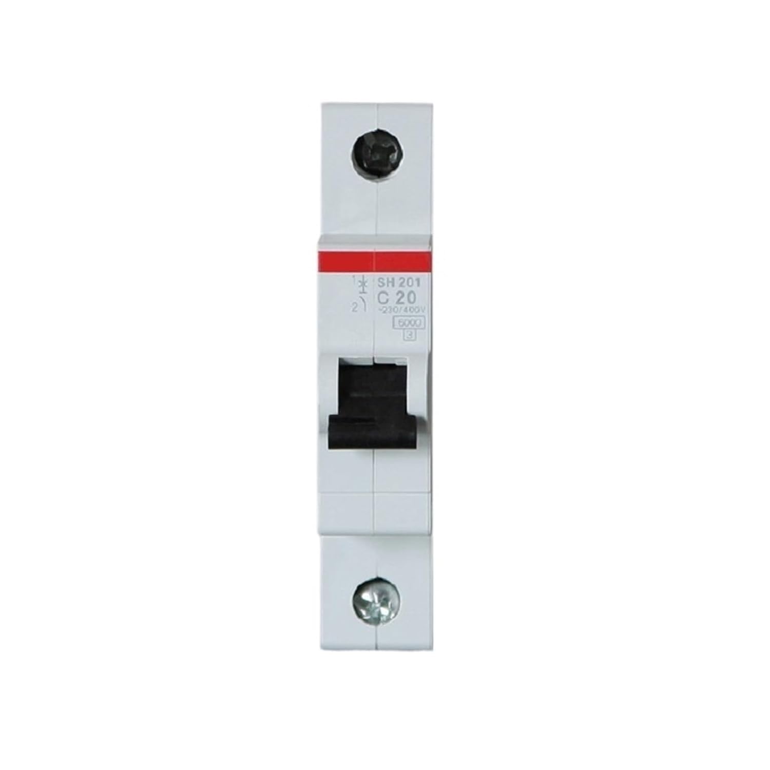 YFHGULBTK Circuit breakerSH200 Miniature Breaker SH200 1P 2P Type C 10A 16A 20A 25A 32A 40A 50A 63A 1Pcs(16a,1P)