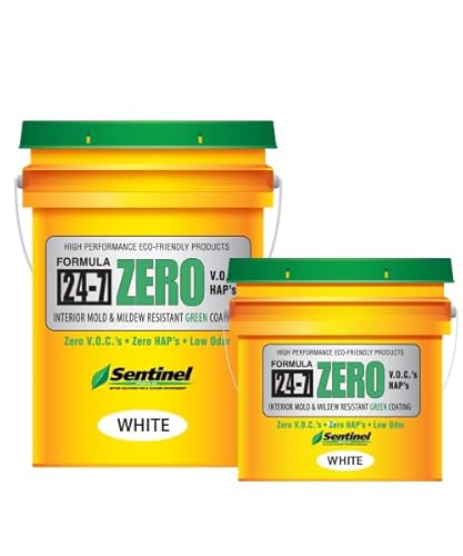 Sentinel 24-7 Zero Interior Mold & Mildew Resistant Coating (5 Gallons, White)