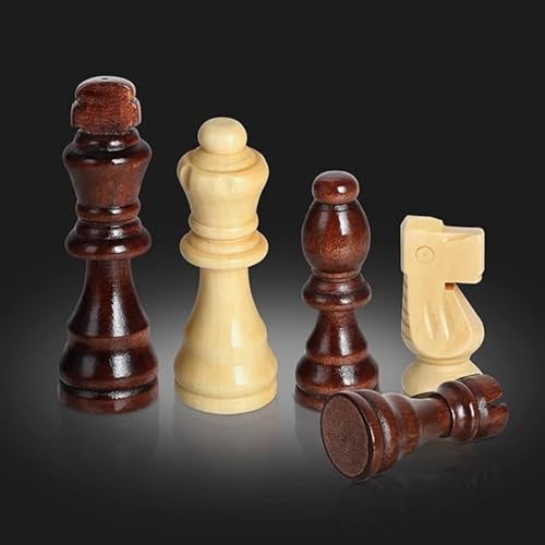 KIVANTO Wooden Chess Board Set 11 Inch | Small Size Foldable Chess Board Set ...