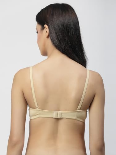 Image of Floret Women's Convertible-Straps T-Shirt Bra Lightly Padded & Non-Wired Medium Coverage Bra