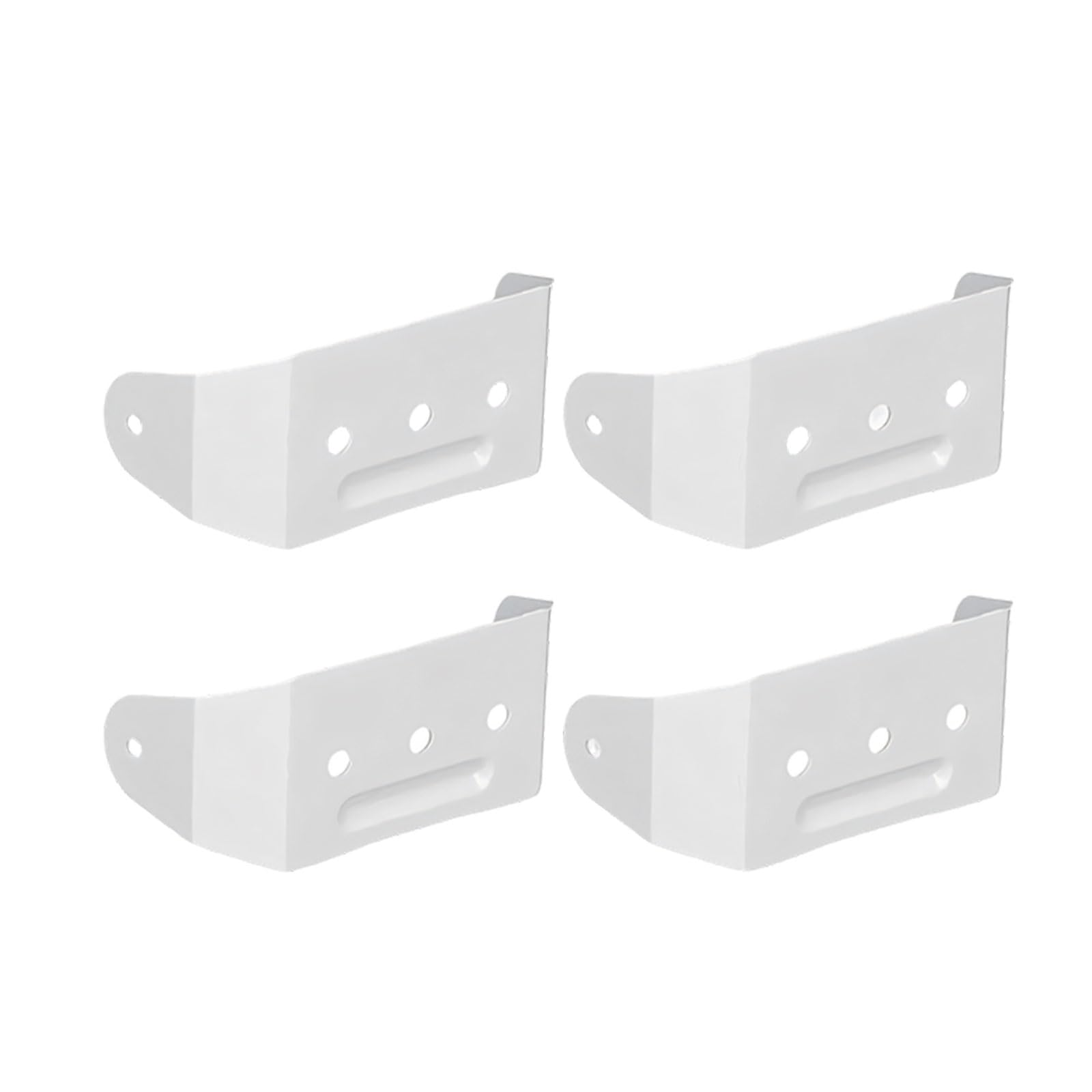 Aluminum Gutter Downspout Straps Metal Hanger Clips Bracket for 2x3 Inch Pipes Rustproof Mounting Aluminum Rain