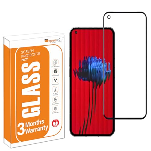 Image of OpenTech Military-Grade Tempered Glass Screen Protector Compatible for Nothing Phone 1 with Edge to Edge Coverage and Easy Installation kit