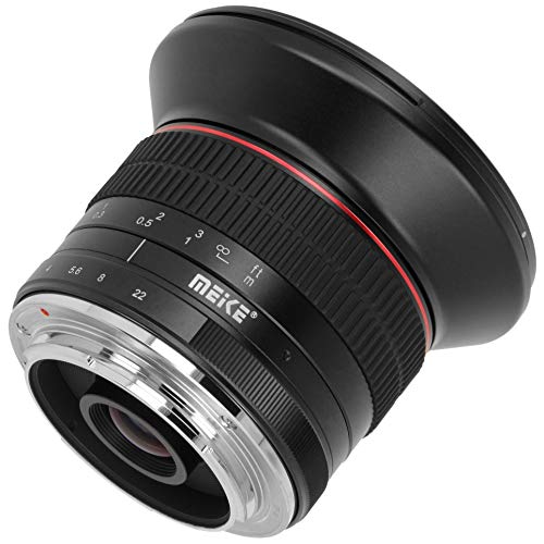 Meike Objektiv | Ultra Weitwinkelobjektiv Manuellfokus kompatibel mit Canon Kameras mit EF-M Bajonett | 12mm Brennweite… – Bild 4