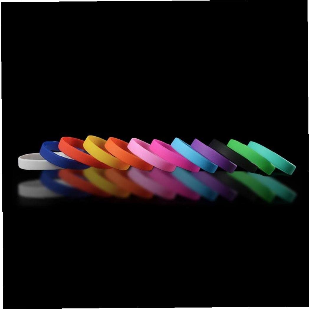Silikon-Armbänder Für Sport & Mode – 12 Farben, Für Frauen & Männer – Elastisch & Stylisch