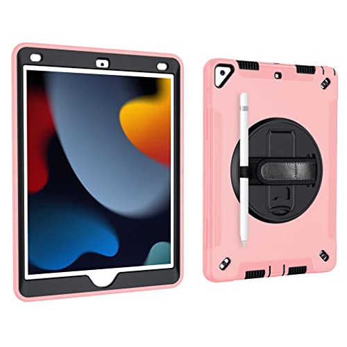 Case for iPad 10.2 Inch 9th/8th/7th gen 2021/2020/2019 with 3-in-1 design