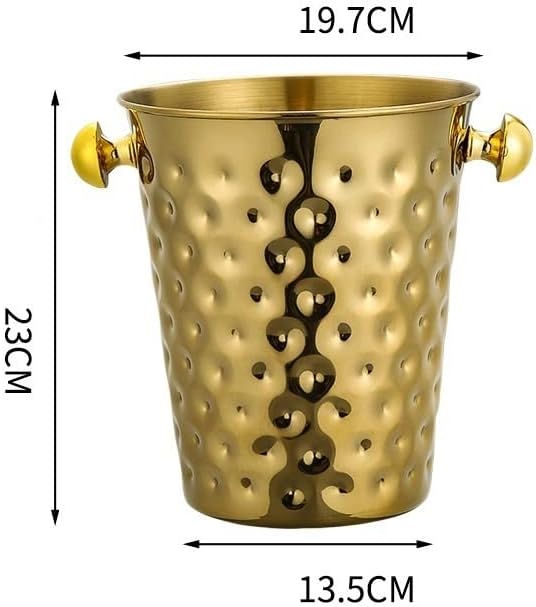 アイスペール 氷 容器 棒Ktvのための簡単な氷のバケツの銅の赤ワインの