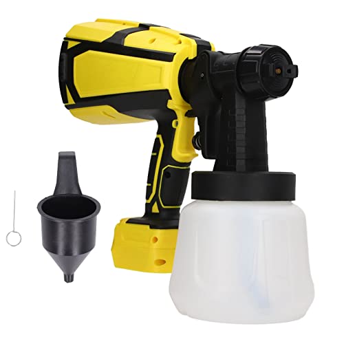 High Power Cordless Electric Spray Gun Brushless Handheld Paint Sprayer with 1000ml Container