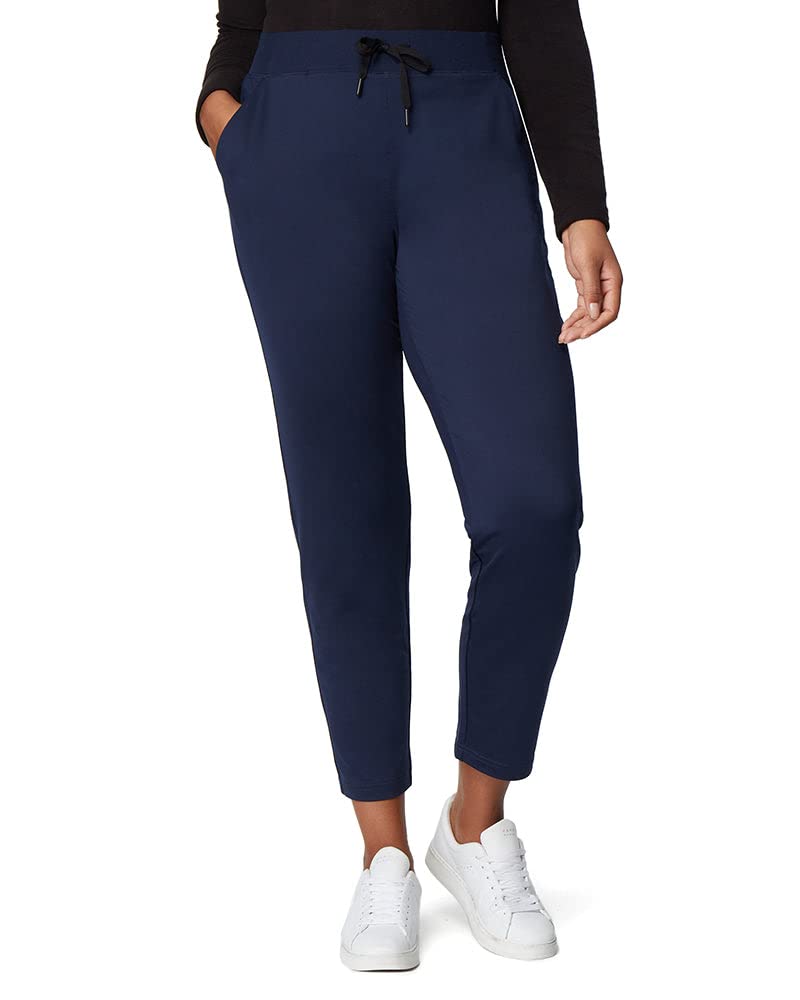 32 DEGREEES Womens Ultra Comfy Everyday Pants Adjustable Drawstring 4-Way Stretch Modern-Fit Office