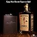 Matte Black Flask 8 oz + Black Funnel + Black Canvas Pouch. Gift Set, Classy Packaging. Engraved Well-Deserved. Stainless Steel Hip Flask For Liquor For Men