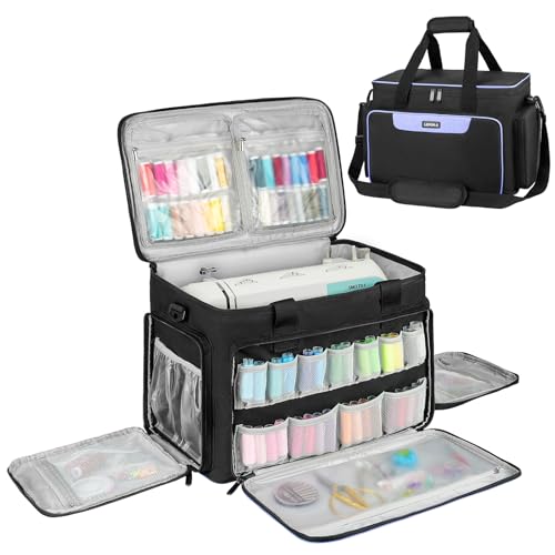 LEFOR·Z Sewing Machine Case with Removable...