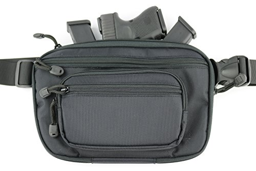 ComfortTac Ultimate Fanny Pack Holster Fits Glock 42, 43, 26, 27, S&W Bodyguard