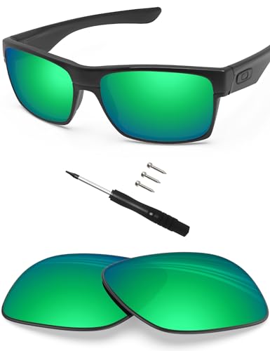 Image of BLAZERBUCK Replacement Lenses & Screws Screwdriver for Oakley TwoFace OO9189 /TwoFace Asian Fit OO9256 Sunglass