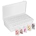 Vegena Caja de Pintura de Diamante 64 Rejillas, Caja de Bordado de Diamantes con Pegatinas Mini Caja De Bordado De Diamante PortáTil Almacenamiento De Cuentas, Accesorios de Pintura de Diamante