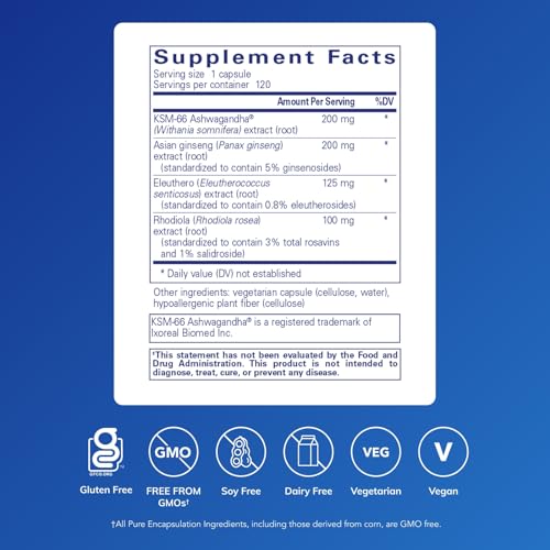 Pure Encapsulations Energy Xtra Capsules
