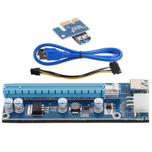 Adaptador PCIe SECFOU Tarjeta Gráfica Portátil Conexión Monitores Componente PCB Electrónica