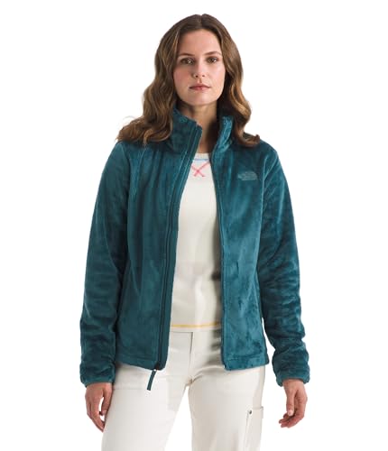 The North Face Women's Osito Full Zip Fleece Jacket (Standard & Plus Size) - Soft & Lightweight Fleece, Secure Zip Pockets, Space, Medium