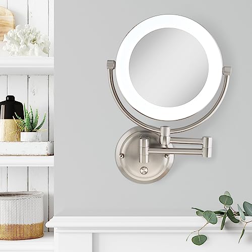 Espejo de maquillaje LED mural Zadro con aumento 10X miniatura 7