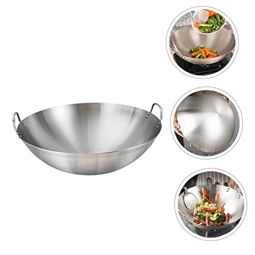 Wok redondo de acero inoxidable MAGICLULU miniatura 6