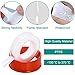 DKARDU PTFE Seal Tape Plumbers Tape Thread Sealant Tape Industrial Sealant Waterproof Tape, 12 PCS 12mm x 18m / 0.5inch x 59FT Plumbers Tapes, White