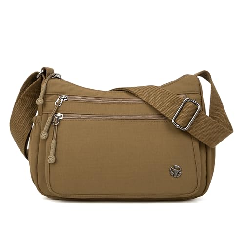 Image of Pealwel Casual Crossbody Bag with Anti Theft Pocket - Women Lightweight Water-Resistant Purse Bag