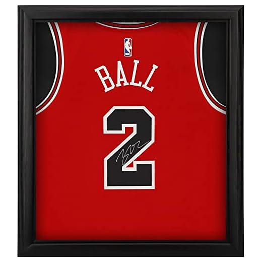 Lonzo Ball Chicago Bulls Framed Autographed Nike Red Swingman Jersey Shadowbox - Autographed NBA Jerseys