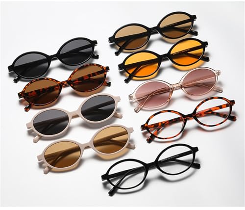 Retro Oval Sunglasses for Women Men Fashion sexy Small Oval hippie Sunglasses 90s Vintage punk Shades S674