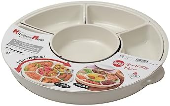 パール金属 トレー 皿 容器 回転 オードブル ちらし寿司 手巻き寿司 盛り付け 日本製 キッチンメイト HC-27