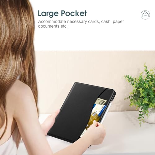 Image of Fintie Folio Case for iPad Pro 11-inch (M5) 2025 / (M4) 2024 - Multiple Angles Viewing Stand Protective Cover with Pencil Holder & Pocket, Auto Wake /Sleep, Black