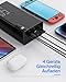 Power Bank 50000mAhTragbares Ladegerät: 22,5 W schnell aufladende Externe Batterie - Powerbank mit Taschenlampe und großer Kapazität 2× 25000 mAh