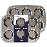 🍰 El juego viene con dos bandejas, lo que significa que tienes suficiente espacio para probar diferentes tipos de productos horneados para fiestas, comidas o simplemente para hornear con la familia. Se pueden usar en el horno, nevera o congelador. Retire todo el embalaje antes de su uso y le recomendamos que lo limpie antes de usarlo una vez.