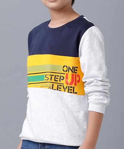 Image of KYDA KIDS 100% Cotton Unisex Boys and Girls Hoodies | Hooded Neck Chest Printed Full Sleeve Sweatshirts for Unisex