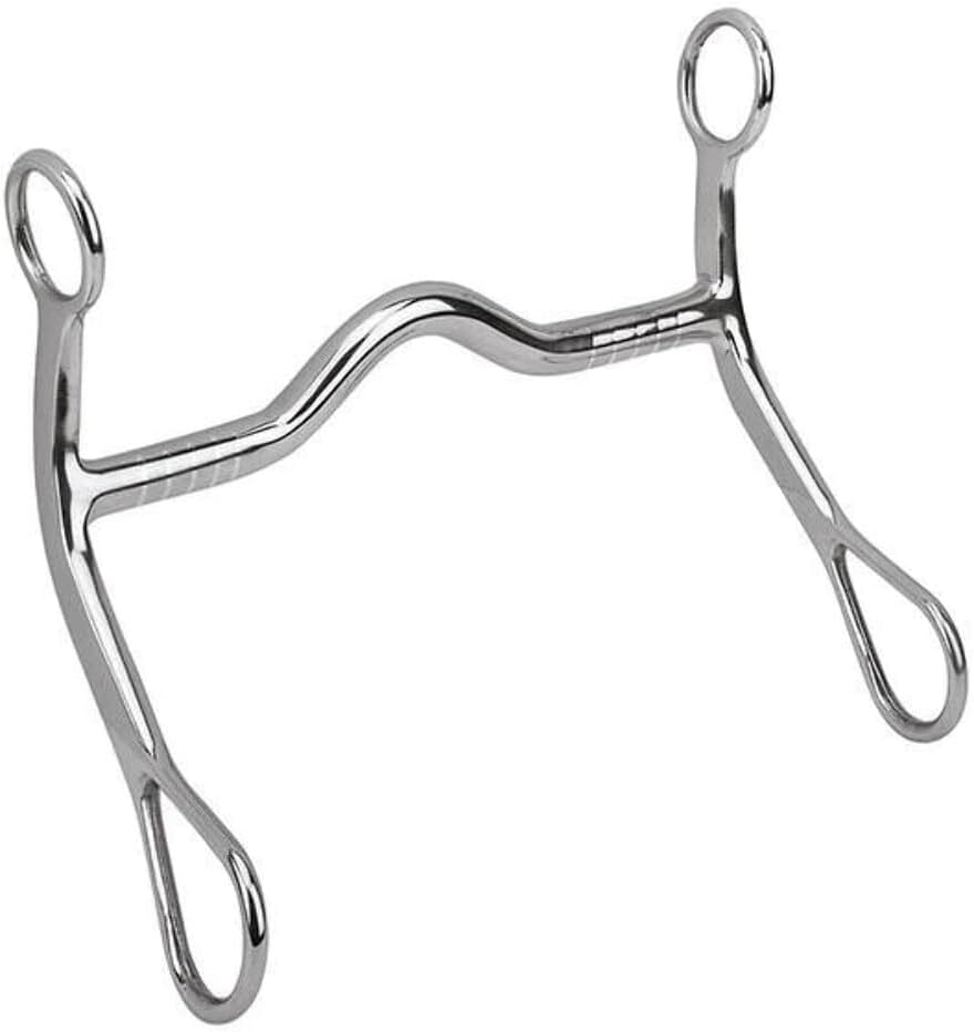 Weaver Leather Draft Bit Mouth with Copper Inlay, Solid Brass, 6-1/2"